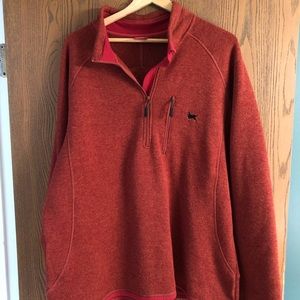Black Dog men’s better sweater fleece in rust